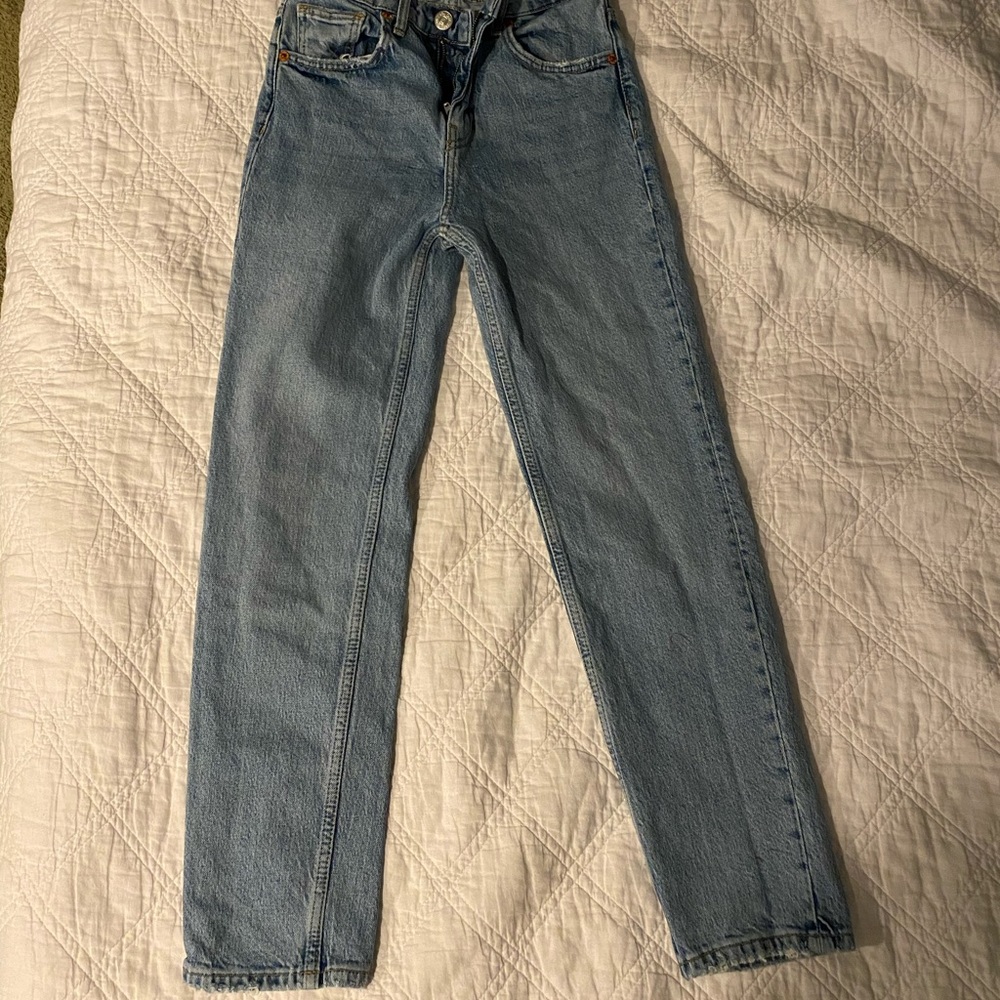 Zara light wash jeans